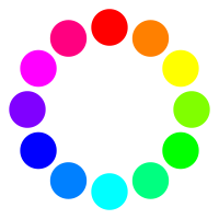 12 color circles