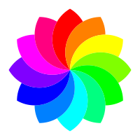 12 football petal flower