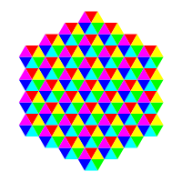 hexagonal triangle tessellation