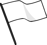 Waving white flag