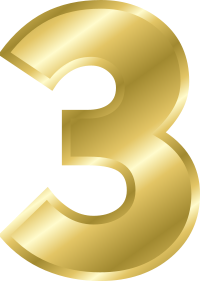 Effect Letters alphabet gold