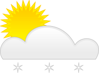 sun snow