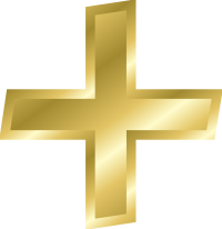 Effect Letters alphabet gold