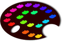 palette with 20 colours