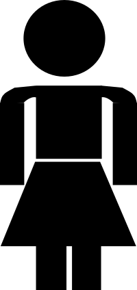 Stick figure: female