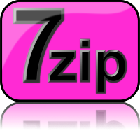 7zip Glossy Extrude Magenta