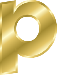 Effect Letters alphabet gold