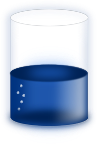 Cylinder half full
