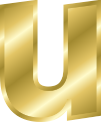 Effect Letters alphabet gold