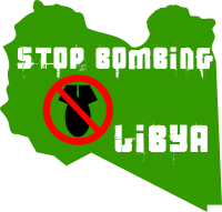 stop bombing libya