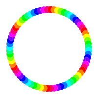 72 circle ring