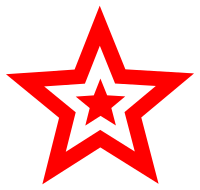 red star in star