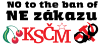NE ZÁKAZU KSČM, NO BAN OF KSČM