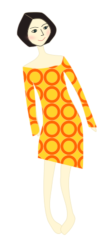 Girl in the dress