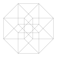 8 squares illusion