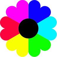 Flower 7 colors