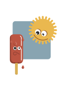 Popsicle and the sun