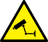 Caution CCTV