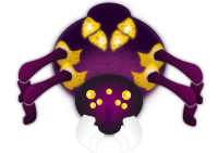 Purple spider
