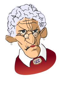 Wrinkled woman
