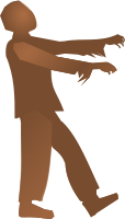 Zombie Silhouette 2