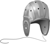 1940's Leather Football Helmet