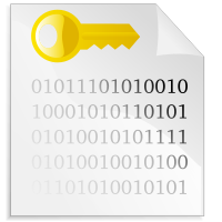 Encrypted file icon