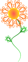 Sunny Crazy Flower