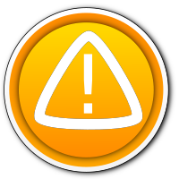 Warning button. Boton advertencia