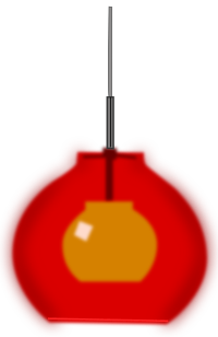 Lamp (in the window)