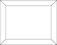 Plain Grey Bevelled Frame