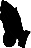 Praying Hands Silhouette