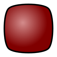 Stop Button, red, for media player