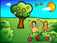 Adam & Eve Happy