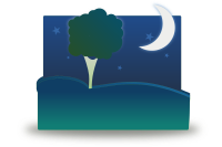 Landscape by night