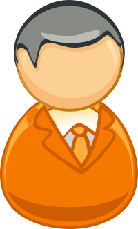Architetto remix - Orange grey man icon