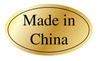 Made in China sticker