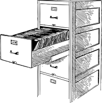 open file drawer