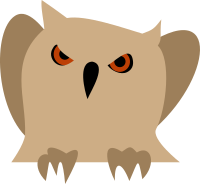 Disappointed owl