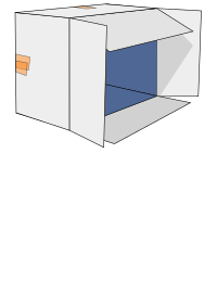 Box Tipped Over