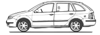 Skoda Fabia Combi - side view