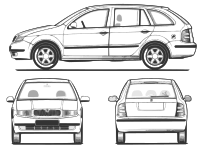 Skoda Fabia Combi - all views