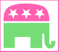 gop elephant transparent background border