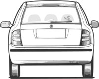 Skoda Fabia - back view