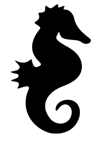 seahorse silhouette
