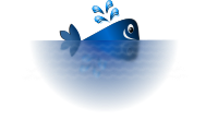 Happy Blue Whale