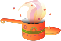 casserole avec couvercle couleurs/pot with lid color