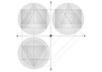 12 construction geodesic spheres recursive from tetrahedron