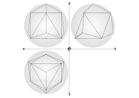 16 construction geodesic spheres recursive from tetrahedron