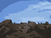 Sky-on-Rock
